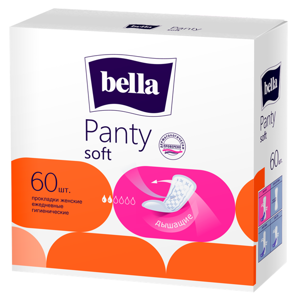 Изображение Прокладки ежедневные Белла панти софт Белла Восток к/у, 60 шт