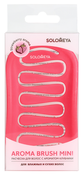 Изображение Расческа для волос мини Соломия аромат клубники Соломия п/у, 1 шт