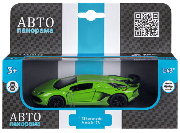 Изображение Машина 1:43 инерционная Автопанорама ламбаргини авентадор Каипо п/у, 1 шт