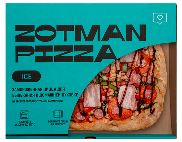 Изображение Пицца замороженная Зотман баварская мясная. айс Зотман Хорека ООО к/у, 465 г