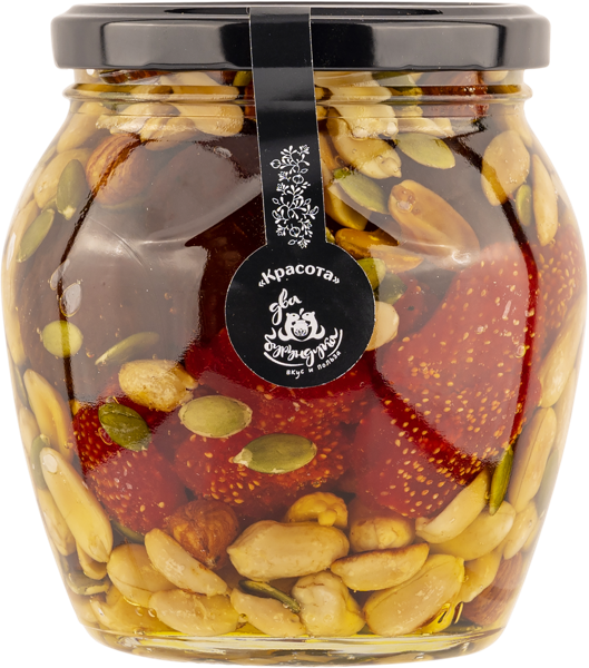 Изображение Орехи в меду Два бурундука красота Фольц Е.С. с/б, 650 г