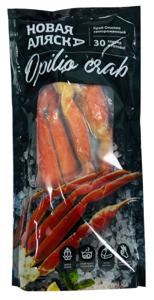 Изображение Морепродукты в/м конечности Новая Аляска краб стригун опилио Новая Аляска Волхов п/у, 400 г