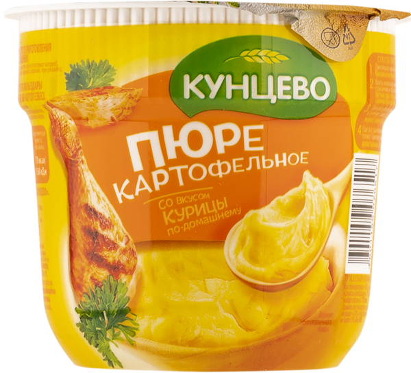 Изображение Пюре быстрого приготовления Кунцево с курицей по-домашнему Милославский ПК к/у, 40 г