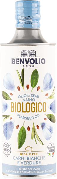 Изображение Масло льняное Бенволио из Венето Бенволио Срл ж/б, 500 мл