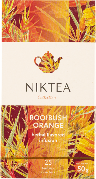 Изображение Чай в пакетиках Никти ройбуш оранж Мал ком кор, 25*2 г