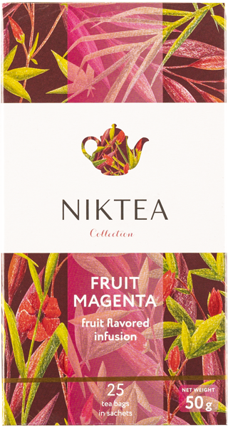 Изображение Чай в пакетиках Никти фрут маджента Мал ком кор, 25*2 г