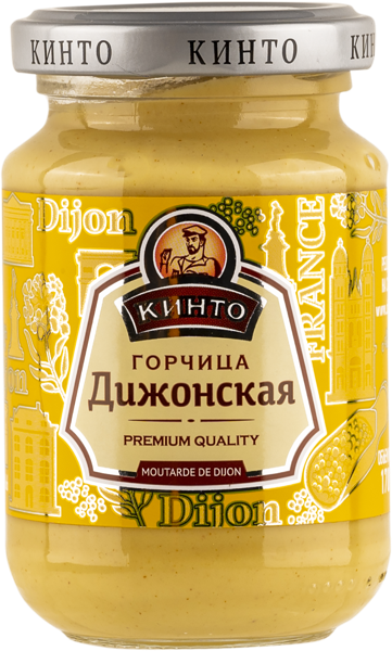Изображение Горчица Кинто дижонская Девелей с/б, 170 г