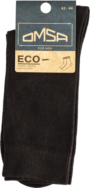 Изображение Носки мужские размер 42-44 Омса эко 401 неро Омса к/у, 1 пара