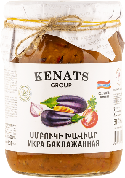 Изображение Икра из баклажанов Кенац Кенац Груп с/б, 530 г