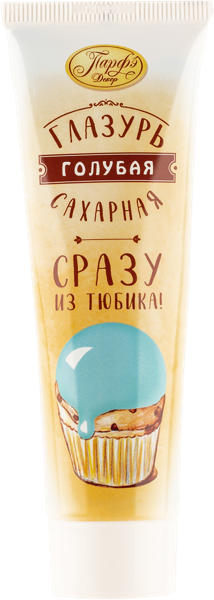Изображение Глазурь сахарная Парфэ голубая Топ Продукт туба, 120 г