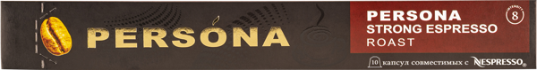 Изображение Кофе в капсулах 10шт Персона стронг эспрессо ЮФК кор, 53 г
