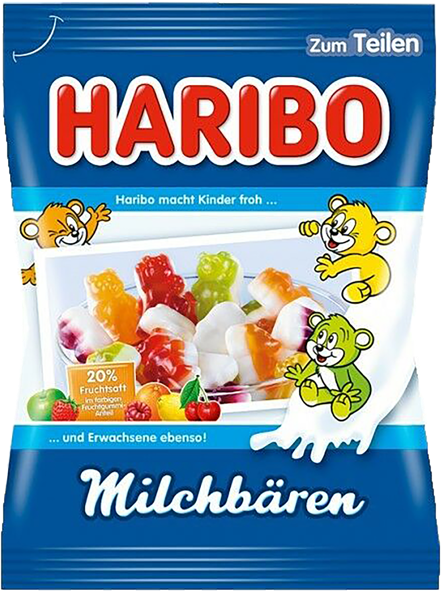 Изображение Мармелад жевательный Харибо молочные мишки Харибо м/у, 160 г