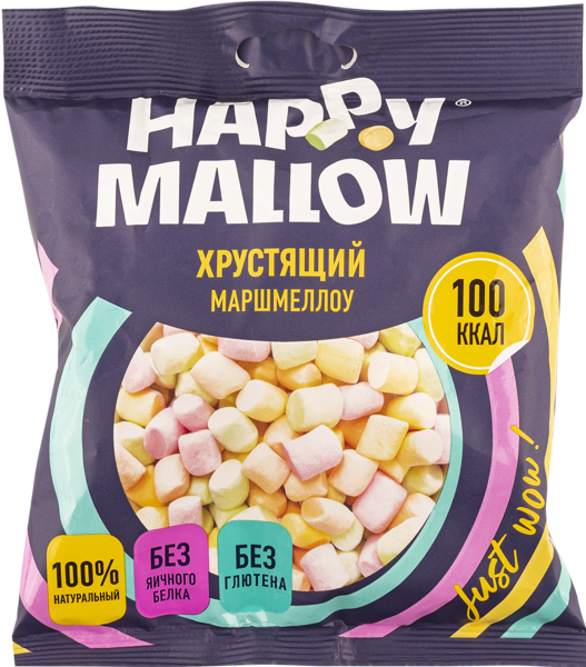 Изображение Маршмеллоу хрустящий Хэппи Мэллоу Сладкая сказка м/у, 30 г