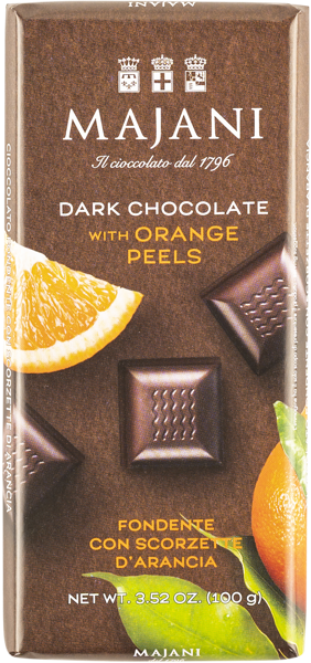 Изображение Шоколад темный Маяни с цедрой апельсина Маяни м/у, 100 г