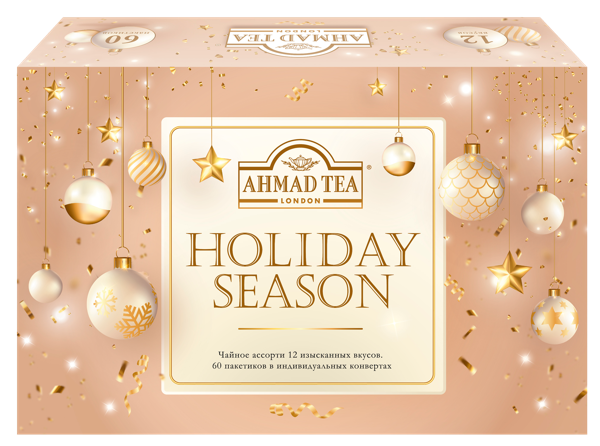 Изображение Набор Чая ассорти 12 вкусов Ахмад Ти праздничный сезон СДС-Фудс кор, 60*1,8 г