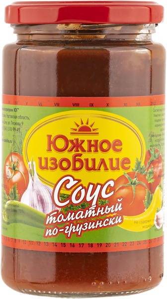 Изображение Соус томатный Южное изобилие по-грузински Донконсервпром с/б, 360 г