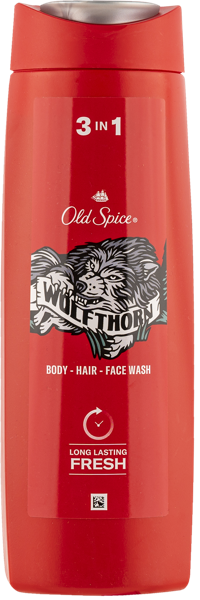 Изображение Гель для душа мужской Олд спайс вольфторн Проктер Энд Гэмбл п/у, 400 мл