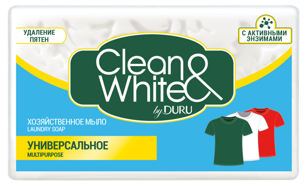 Изображение Мыло хозяйственное Дуру клин вайт универсальное Эвьяп м/у, 120 г