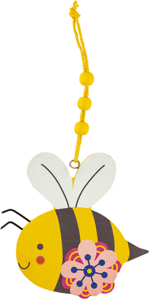 Изображение Подвеска 12*11,5см дерево Игл Гифтс пасхальная пчелка Игл Гифтс , 1 шт
