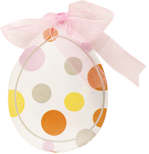 Изображение Подвеска 6*8,5см металл Игл Гифтс яйцо белое Игл Гифтс , 1 шт