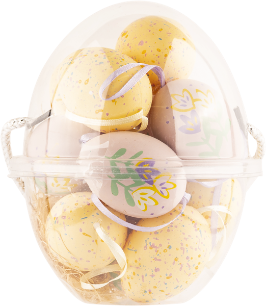 Изображение Яйцо 6см пасхальное Игл Гифтс 2 цвета в крапинку Игл Гифтс п/у, 12 шт