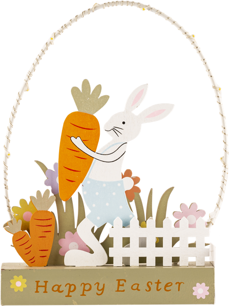 Изображение Фигурка с подсветкой Игл Гифтс кролик с морковкой Игл Гифтс , 1 шт