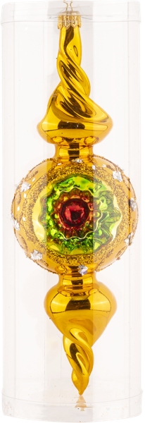 Изображение Подвеска Фигурная стекло Ёлочка с1871 Клинская игрушка к/у, 1 шт