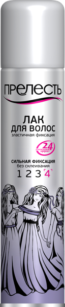 Изображение Лак для волос фикс №4 Прелесть сильная фиксация Арнест ж/б, 200 мл