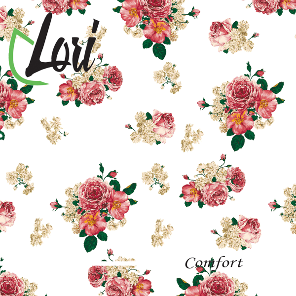 Изображение Салфетки 2х-слойные Лори розочки 33*33см Фабрика Люкс м/у, 16 шт