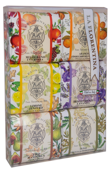 Изображение Мыло туалетное Ла флорентина ассорти 6*106 Марио Фисси м/у, 636 г