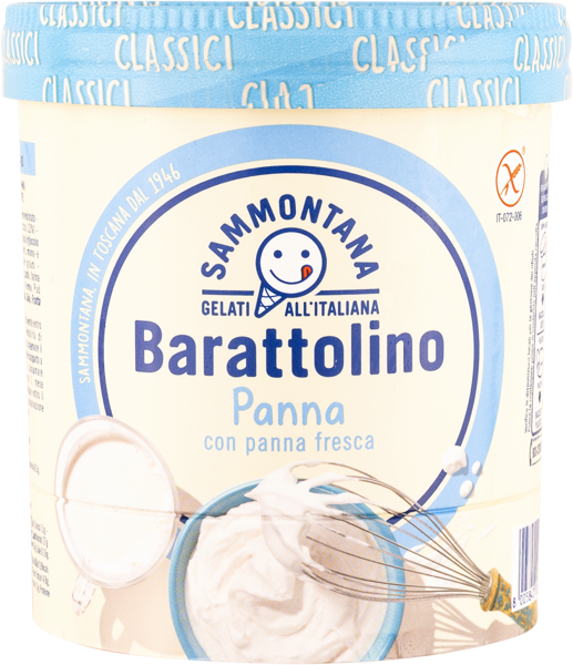 Изображение Десерт замороженный Бараттолино панна Саммонтана п/у, 500 г