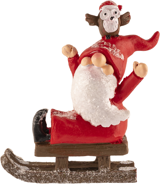 Изображение Фигурка 10,5*12см Лефард дед мороз на санях Лефард , 1 шт