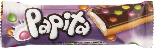 Изображение Печенье в молочном шоколаде Папита молочное драже Шолен м/у, 33 г