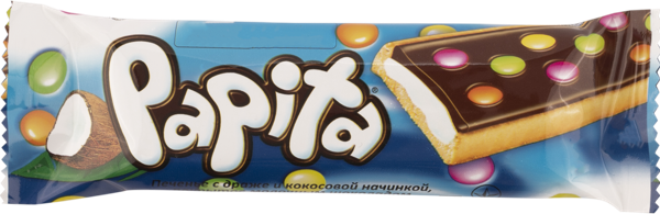 Изображение Печенье в молочном шоколаде Папита кокос драже Шолен м/у, 33 г