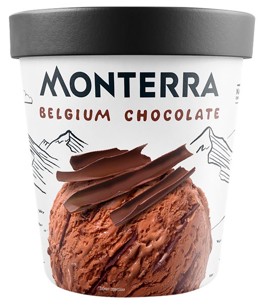 Изображение Мороженое Монтерра шоколад Фронери Рус к/у, 276 г
