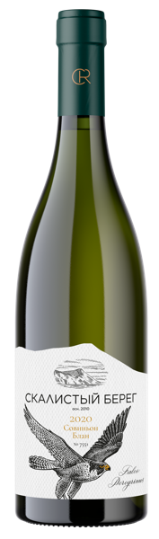 Изображение Вино белое сухое стиль №2 Совиньон блан ЗГУ скалистый берег Скалистый берег с/б, 0,75 л