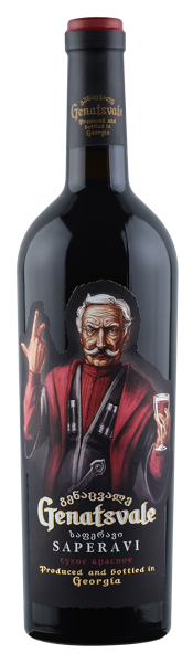 Изображение Вино красное сухое стиль №2 Саперави Кахетия генацвале Бесини с/б, 0,75 л