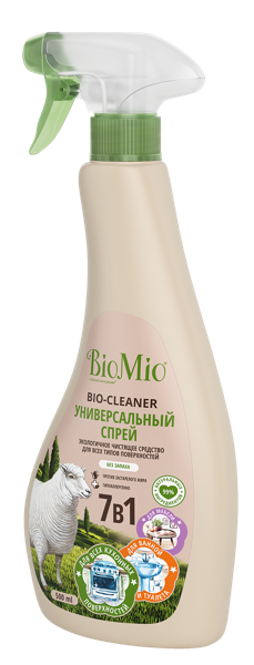 Изображение Спрей для ванной Биомио БИО клинер универсальный без запаха Сплат Косметика п/у, 500 мл