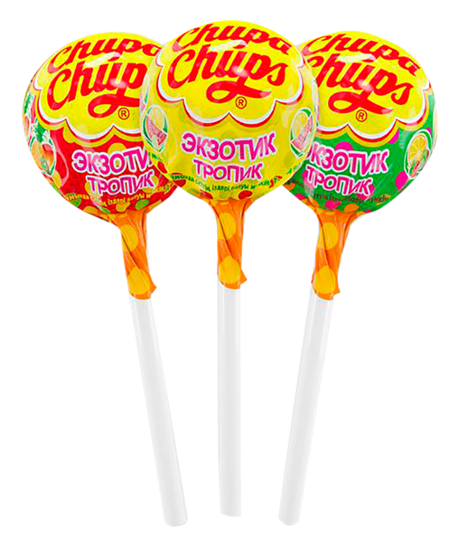 Изображение Карамель Чупа чупс экзотик-тропик Ван Мелле м/у, 12 г