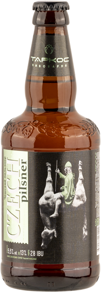 Изображение Пиво светлое Лагер 5,5% Таркос чешский пильзнер Таркос с/б, 0,45 л