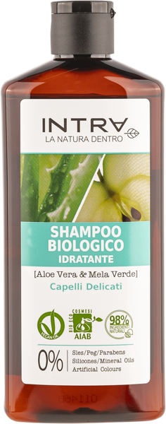 Изображение Шампунь для тонких волос Интра БИО алоэ яблоко увлажнение Харбор СПА п/у, 250 мл