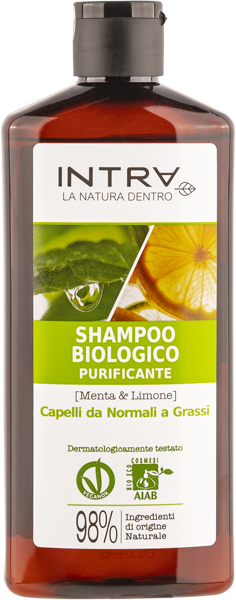 Изображение Шампунь для жирных волос Интра БИО мята лимон очищение Харбор СПА п/у, 250 мл