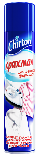 Изображение Средство для глажения Чиртон крахмал-спрей Аэрозоль Новомоссковск ж/б, 300 мл