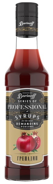 Изображение Сироп Баринофф гренадин Меркурий с/б, 0,25 л