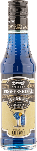 Изображение Сироп Баринофф голубой курасао Меркурий с/б, 0,25 л