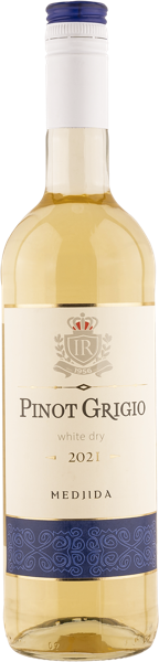 Изображение Вино белое сухое стиль №1 Пино Гриджио меджида Иронсан с/б, 0,75 л