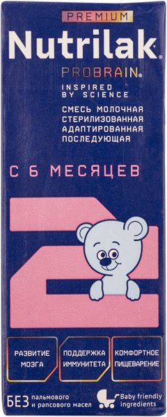 Изображение Смесь с 6 мес Нутрилак Премиум 2 молочная Инфаприм т/п, 200 г