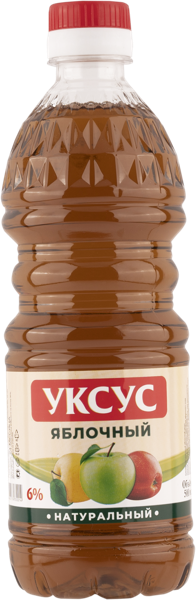 Изображение Уксус яблочный 6% АзовШелкПриз АзовШелкПриз п/б, 500 мл