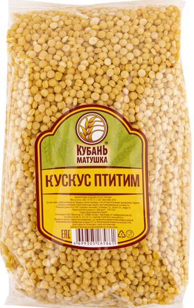 Изображение Макароны Кубань матушка кускус птитим Югоптторг-23 м/у, 600 г