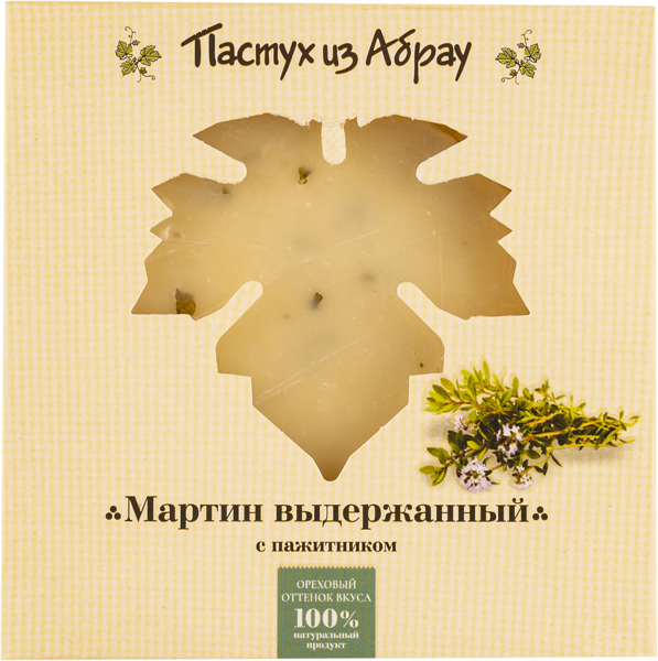 Изображение Сыр 50% полутвердый Мартин выдержанный пажитник Экомир кор, 210 г